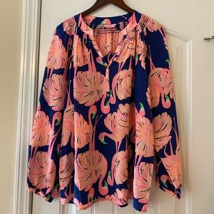 Lilly Pulitzer Flamingo Elsa Top